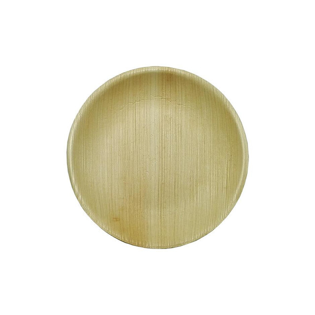 ▷ Plato Hoja de Palma Redondo 150mm | Comprar en Envases Alimentarios