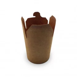 ▷ Envase Cartón Take Away Full Kraft 500ml | Envases Alimentarios