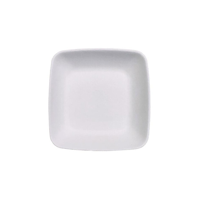 ▷ Plato Catering Caña Azúcar Natural 63x63mm | EnvasesAlimentarios.es