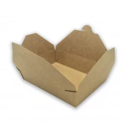 ▷ Caja Take Away Kraft 197x140x65mm | Comprar en EnvasesAlimentarios.es