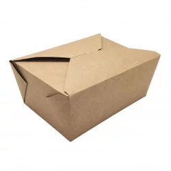 ▷ Caja Take Away Kraft 200x140x90mm | Comprar en EnvasesAlimentarios.es