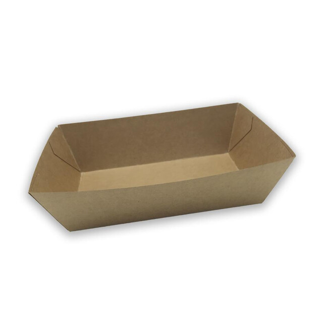 ▷ Barqueta Kraft Antigrasa 114x67x39mm | Envases Alimentarios