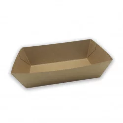 ▷ Barqueta Kraft Antigrasa 114x67x39mm | Envases Alimentarios