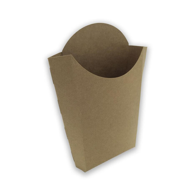 ▷ Envase Fritos Petaca Kraft 87x133x170mm | Envases Alimentarios