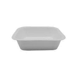 ▷ Envase Horneable Rectangular Cartón Blanco 100x100x35mm | Envases Alimentarios