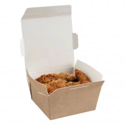 ▷ Envase Comida Llevar Cartón Kraft 430ml  | Envases Alimentarios