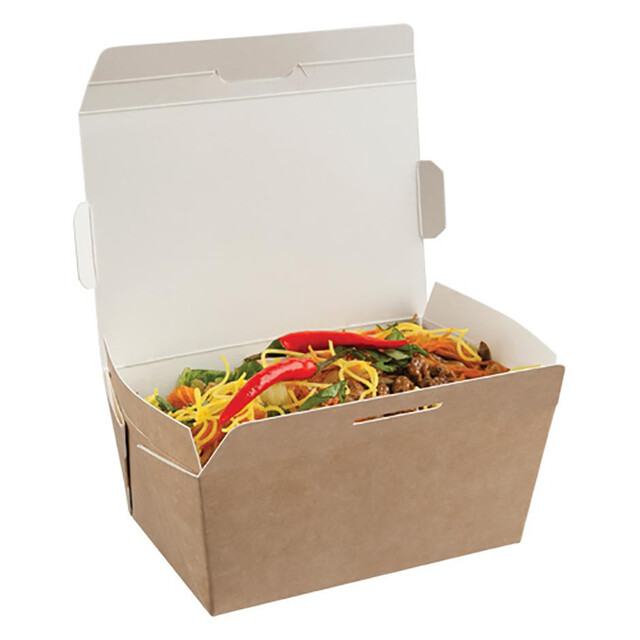 ▷ Envase Comida Llevar Cartón Kraft 700ml | Envases Alimentarios