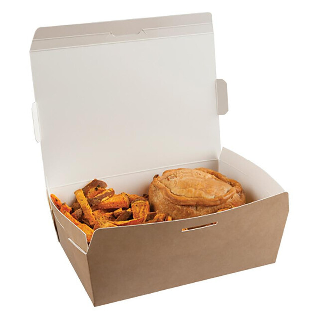 ▷ Envase Comida Llevar Cartón Kraft 1540ml | Envases Alimentarios