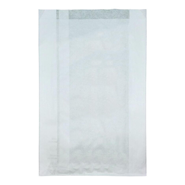 ▷ Bolsa Papel Blanca Bollería Grande 17+7x32cm | Envases Alimentarios