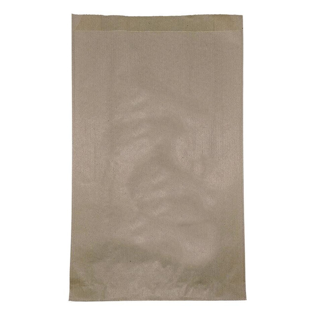 ▷ Bolsa Papel Kraft Bollería Grande 20+5x32cm | Envases Alimentarios