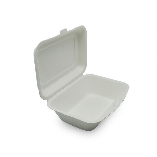 ▷ Envase Caña Azúcar Tapa Bisagra 191x136x59mm | EnvasesAlimentarios.es