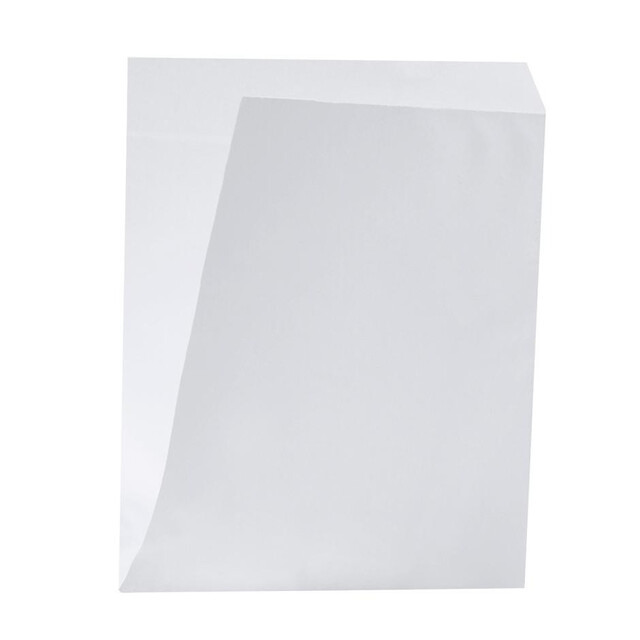 ▷ Bolsa Papel Antigrasa Doble Apertura Blanca 16x18cm | Envases Alimentarios