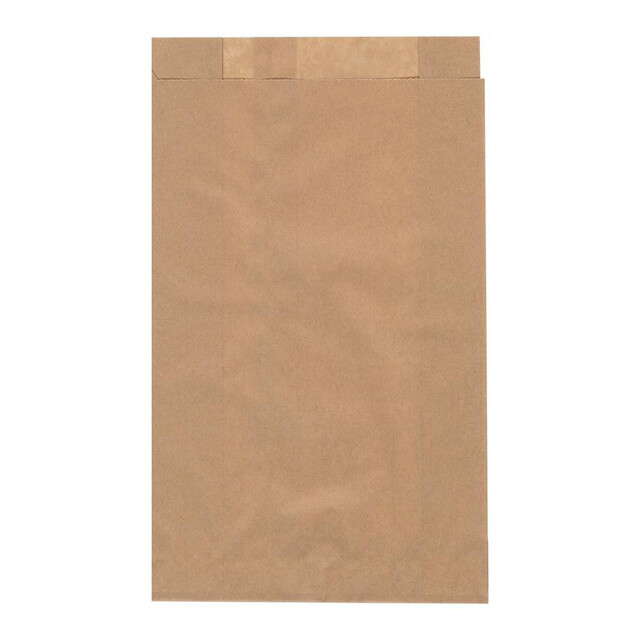 ▷ Bolsa Papel Antigrasa Kraft 14+6x25cm | Envases Alimentarios