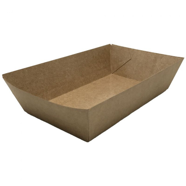 ▷ Barqueta Kraft Antigrasa 170x95x55mm | Envases Alimentarios