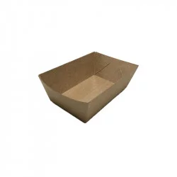 ▷ Barqueta Kraft Antigrasa 85x50x35mm | Envases Alimentarios