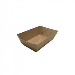 ▷ Barqueta Kraft Antigrasa 75x50x25mm | Envases Alimentarios