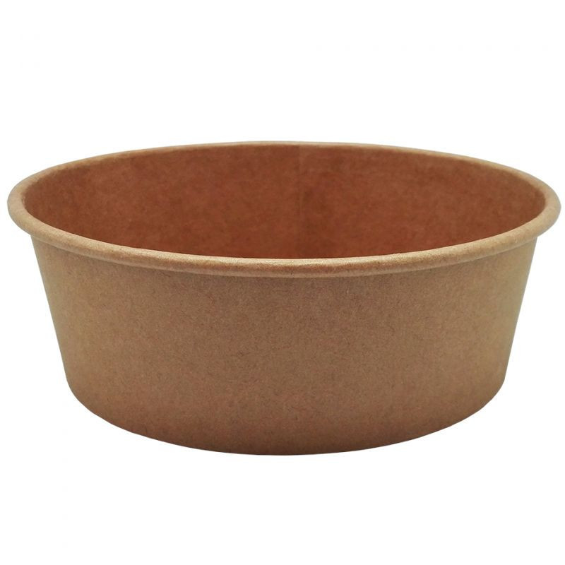 ▷ Ensaladera Cartón Full Kraft 1300ml Sin Tapa | Envases Alimentarios