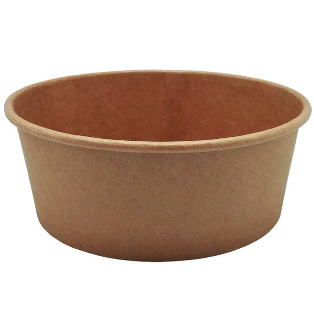 ▷ Ensalara Cartón Full Kraft 1100ml Sin Tapa | Envases Alimentarios