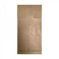 ▷ Porta Cubiertos Papel Kraft 105x215mm | EnvasesAlimentarios.es