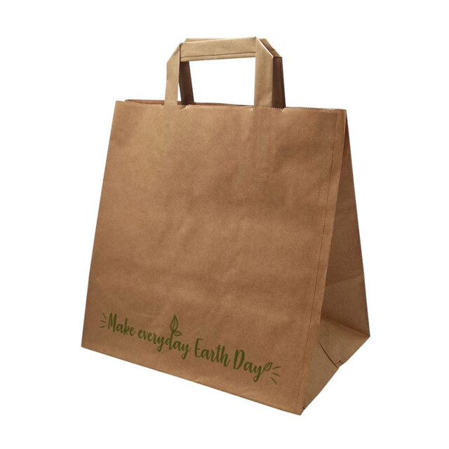 ▷ Bolsa Asa Plana Base Ancha 80g 26 + 18x25cm | Envases Alimentarios