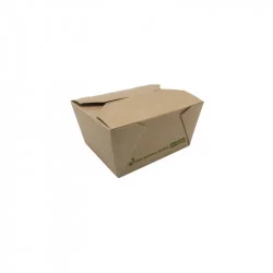 ▷ Caja Take Away Kraft 100% Natural 113x90x63mm | Envases Alimentarios