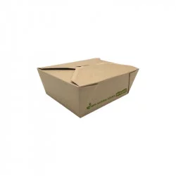▷ Caja Take Away Kraft 100% Natural 152x120x63mm | Envases Alimentarios