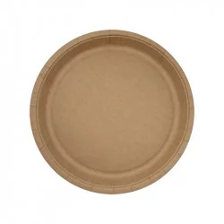 ▷ Plato de Cartón Kraft 170mm  | Comprar en EnvasesAlimentarios.es