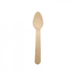 ▷ Cuchara de Madera Postre Standard 125mm | EnvasesAlimentarios.es