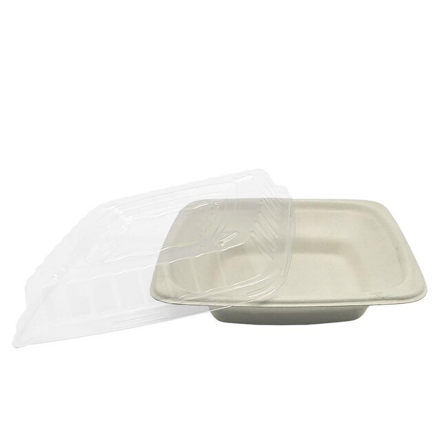 ▷ Bol Fibra de Trigo Cuadrado 450ml | Comprar en Envases Alimentarios