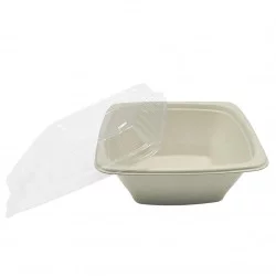 ▷ Bol Fibra de Trigo Cuadrado 950ml | Comprar en Envases Alimentarios