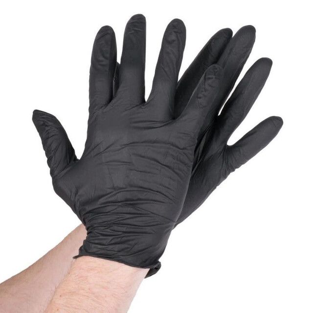 ▷ Guantes de Nitrilo Premium Negro Sin Polvo Talla S | Comprar en EnvasesAlimentarios.es