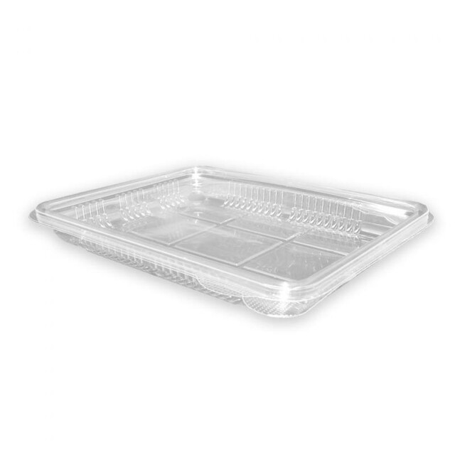 ▷ Envase para Loncheados Tapa Bisagra 600ml | EnvasesAlimentarios.es