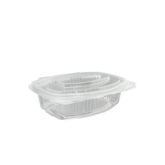 ▷ Tarrina Ovalada Tapa Bisagra 375ml | EnvasesAlimentarios.es