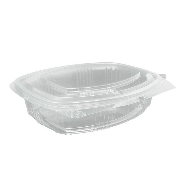 ▷ Tarrina Ovalada Tapa Bisagra 750ml | EnvasesAlimentarios.es