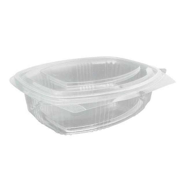 ▷ Tarrina Ovalada Tapa Bisagra 1000ml | EnvasesAlimentarios.es