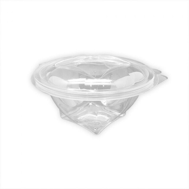 ▷ Ensaladera Bowl Tapa Bisagra 250ml | EnvasesAlimentarios.es