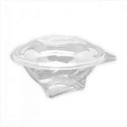 ▷ Ensaladera Bowl Tapa Bisagra 500ml | EnvasesAlimentarios.es