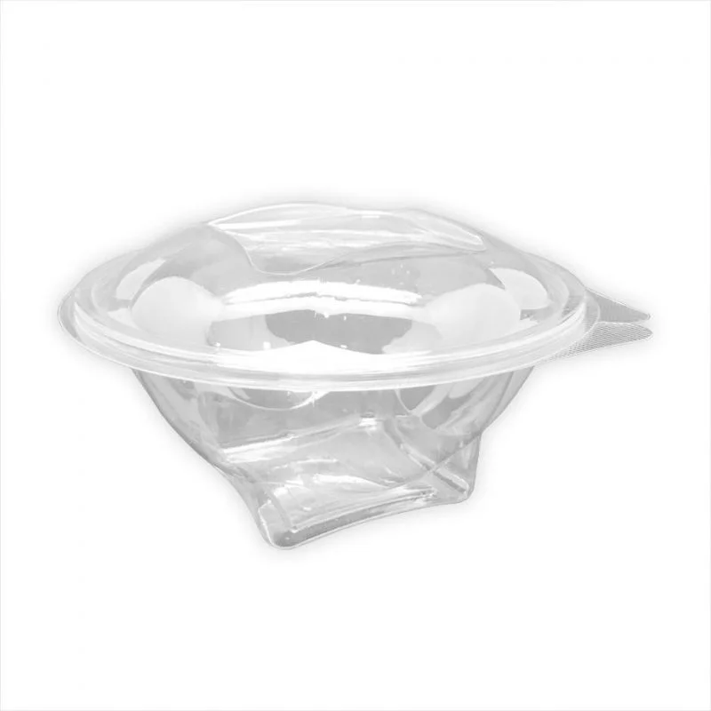 ▷ Ensaladera Bowl Tapa Bisagra 500ml | EnvasesAlimentarios.es