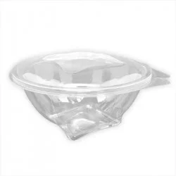 ▷ Ensaladera Bowl Tapa Bisagra 1000ml | EnvasesAlimentarios.es
