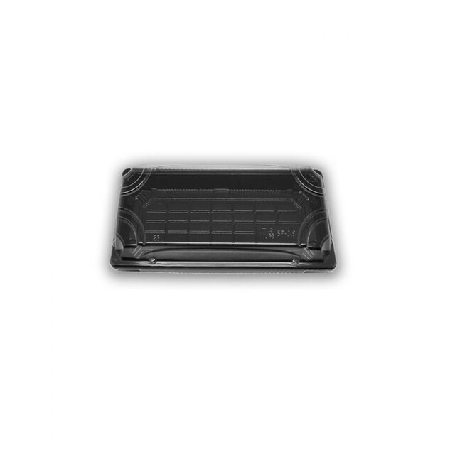 ▷ Envase para Sushi con Tapa OPS Antivaho 163x93x22mm