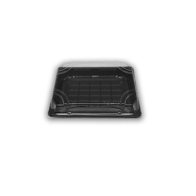 ▷ Envase para Sushi con Tapa OPS Antivaho 165x115x23mm