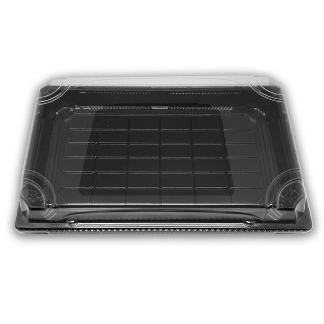 ▷ Envase para Sushi con Tapa OPS Antivaho 239x146x23mm