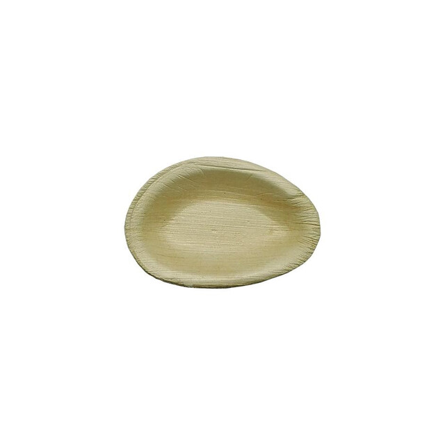 ▷ Plato Hoja de Palma Ovalado 90x60mm | Comprar EnvasesAlimentarios.es