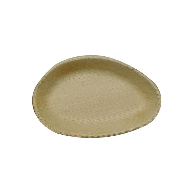 ▷ Plato Hoja de Palma Ovalado 190x120mm | Comprar Envases Alimentarios