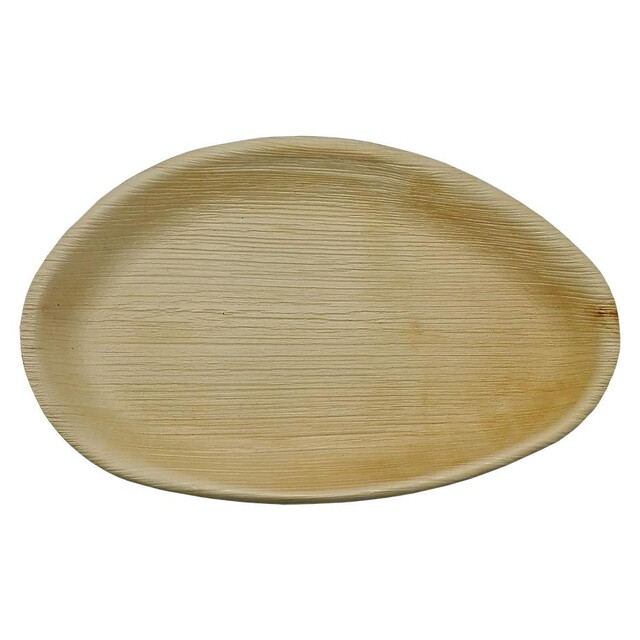 ▷ Plato Hoja de Palma Ovalado 260x160mm | Comprar Envases Alimentarios
