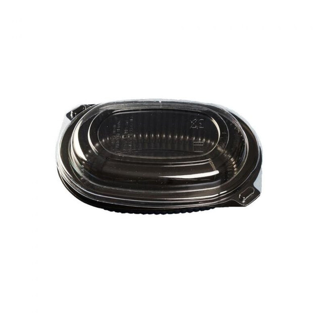 ▷ Envase Microondable Tapa OPS Cristalina 800ml | EnvasesAlimentarios.es