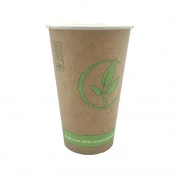 ▷ Vaso Papel Laminado PLA Bebida Caliente 360ml | Envases Alimentarios
