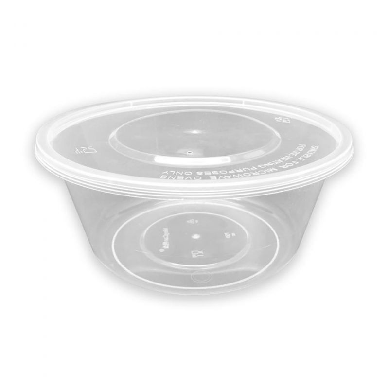 ▷ Envase Redondo Transparente PP con Tapa 750ml | Envases Alimentarios