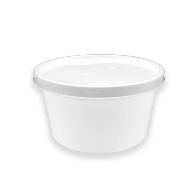 ▷ Envase Sopera Blanca PP Inyectado sin Tapa 450ml | Envases Alimentarios
