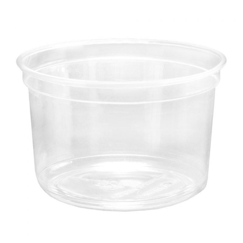 ▷ Envase redondo PET Hermético y Válido para Congelación 475ml